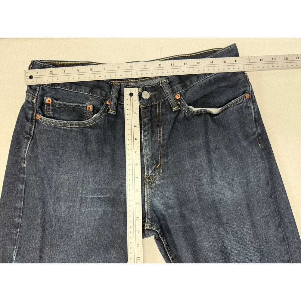Levi's 514 Jeans Mens Reg Fit Straight Leg Cotton Blend Denim 34x30